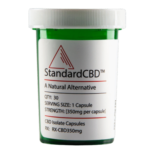 Ultra-Potent 350mg CBD Capsules – 10,500mg Total CBD
